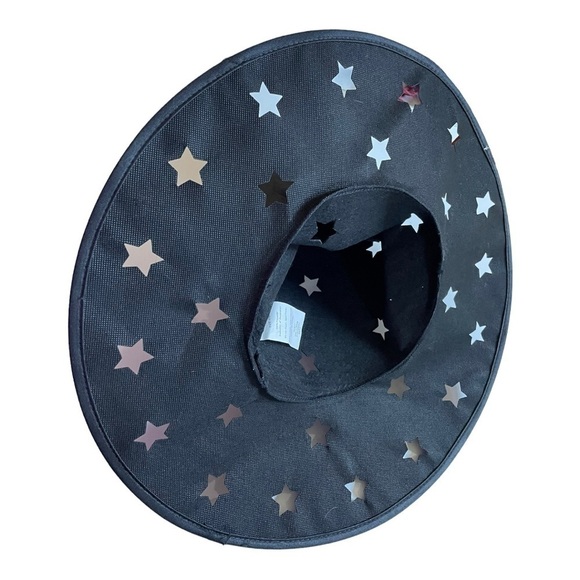 WITCH hat with star cutouts and ghost scarf bundle - Picture 4 of 7